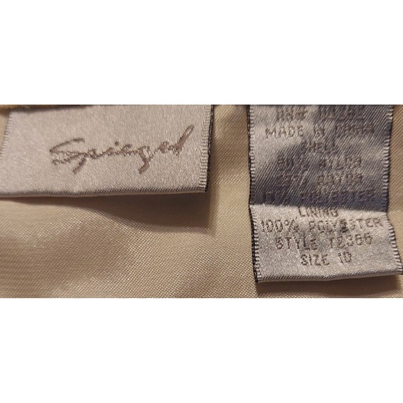 Vintage Spiegel Womens Skirt Floral Lace Pattern Fully Lined Knee Length Size 10 - Picture 6 of 8